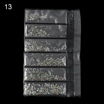 1 Pachet 3D Super Sclipici Crystal AB Pietre Non Hot Fix FlatBack Strass Cusut&Tesatura de Îmbrăcăminte Nail Art Pietricele Decor 