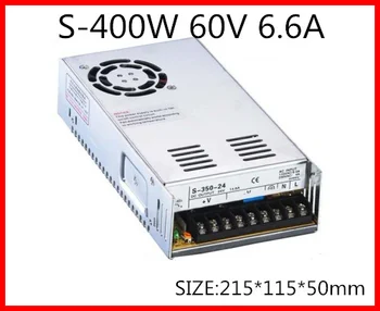 S-400-60 de 400W 60V 6.6 O Singură Ieșire de Comutare de alimentare pentru Benzi cu LED-uri de lumină AC-DC 