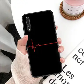 Electrocardiograma Bling Drăguț Cazul în care Telefonul Pentru Huawei Mate 30 Pro P20 P30 P40 pro lite Y7 Y6 2019 pentru Onoare 8X 8A 10 20lite 10i 