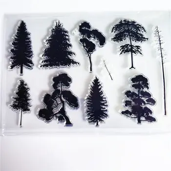 Fierbinte de vânzare pădure ridiche transparent clar ștampila / sigiliu de silicon cu role stamp DIY album album / carte de producție 