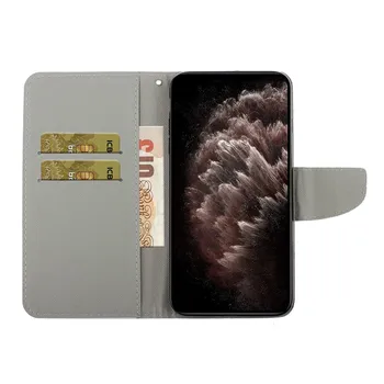 Pentru Samsung Galaxy S21 Ultra Caz din Piele Portofel Capacul de pe sFor Samsung S21 Ultra S 21 Plus S21FE Caz Slot pentru Card de Telefon Caz Coque 
