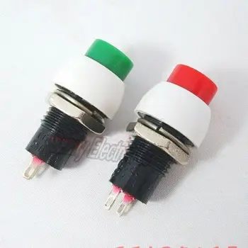 De înaltă calitate Pachet de 2 Rosu Verde de Blocare de PE-PE N / O Buton de Switch-uri 
