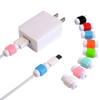 1 buc Plastic Mini Drăguț Cablu USB mașină de bobinat Sârmă Căști Cablu de Date Incarcator Cablu Protector Pentru Iphone Xiaomi, Huawei Samung 