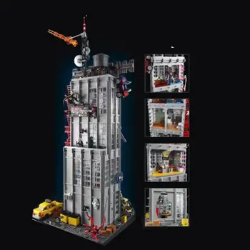 Celebrul Film Daily Bugle clădire Turn Clădire Model de blocuri de Constructii pentru Copii Jucărie Cadou Produs Nou 