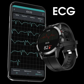 L13 Ceas Inteligent GT05 Bărbați ECG+PPG Impermeabil Bluetooth Apel Tensiunii Arteriale Moda Bratari Brățară Fitness SmartWatch PK L7 