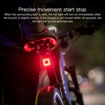 2021 Biciclete De Frână De Inducție Stop Inteligent Stopul De Frână De Siguranță Lampa De Control Usb De Încărcare Stopul De Echitatie Stopuri 