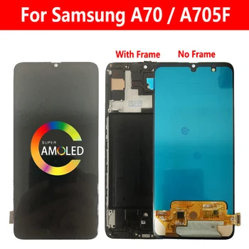 Pentru SAMSUNG Galaxy A70 2019 A705FN LCD Display Cu Rama SM-A705FN/DS LCD Touch Screen Digitizer A705YN A705F LCD de Asamblare