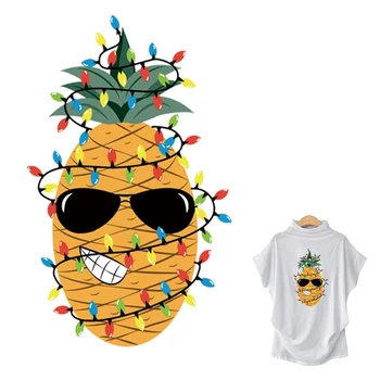 Amuzant Ananas Îmbrăcăminte Autocolante Fierbinte Lacrima Nou Design T-Shirt, Rochii De Transfer Termic Diy Patch-Uri Pentru Haine De Vară Patch 