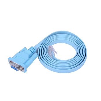 1,5 M de sex Feminin Adaptor de Rețea Cablu Consola Cisco RJ45 La Rs232 DB9 COM Port Serial 