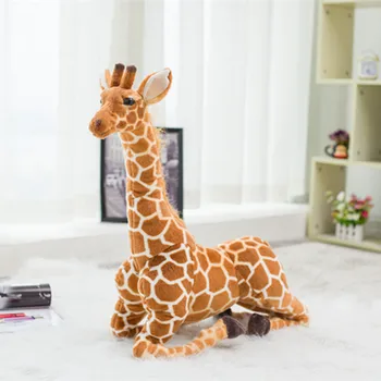 Viața Reală Girafa Drăguț Animal De Pluș Păpușă De Pluș Jucarii Moale Simulare Girafa Papusa Cadou De Ziua Jucărie Pentru Copii Home Decor Dormitor 