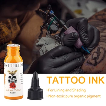 7Colors Tatuaj Cerneală Pigment Profesional DIY Tatuaj Pigment Practică Cerneală Tatuaj Permanent Tabloul de Alimentare pentru Frumusetea Corpului de Artă 