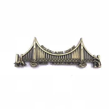 Mesaj stickersTourist suvenir Shanghai Dubail statele UNITE ale americii Golden Gate Bridge Viena, Austria de la Veneția Metal din marea BRITANIE frigider magnet cadou