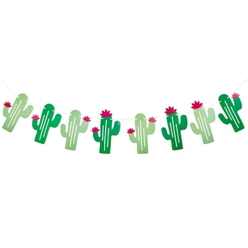 1Set DIY Petrecere Bannere Decor Mexican Cactus Ziua Festivalului Steaguri Halloween Paști Aniversare de Nunta Consumabile 