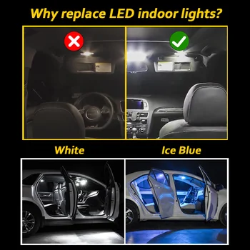 MDNG Canbus Becuri Auto LED Interior Hartă Dom Ușă Portbagaj Kit de Lumina Pentru Dodge Grand Caravan 1996-2020 Auto Accesorii de Iluminat 