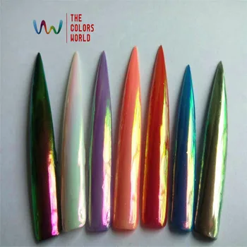 TCWB223 Noi care Sosesc Unicorn Pulbere Sirena Nail Art Aurora Chrome Pigment mai bun efect pentru nail Art sau alte deco