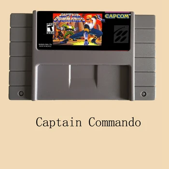 Căpitanul Comando 16 biți Mare Gri Carte de Joc