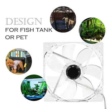 De înaltă Calitate de Rezervor de Pește fără Perii Ultra Liniștită Blower Ventilator de Racire Multi-scop DIY Masina de PC Pește și Acvatice Consumabile pentru animale de Companie 92x92x25mm 