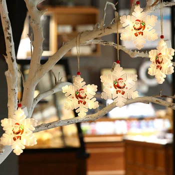 Pomul De Crăciun Decoratiuni Pentru Casa Șir Lumina Decor Moș Crăciun, Om De Zăpadă De Crăciun Ornament Cadouri De Craciun Decoratiuni De Anul Nou 2022 