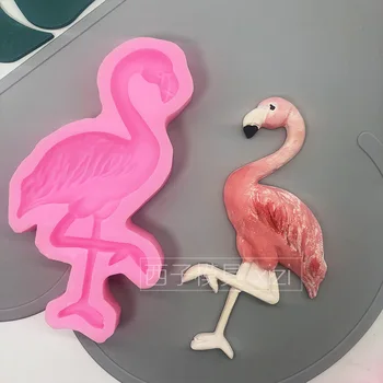 Ins Vânt Flamingo Fondant de Ciocolata Mucegai Cactus Decorare Tort Instrument DIY Lumanare Aromatherapy, Ipsos, Sapun Matrite