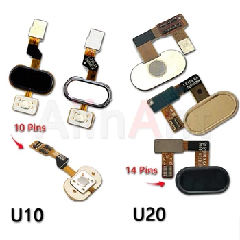 Aiinant Originale Acasă Tastă Buton Touch ID Senzor de Amprentă digitală Cablu Flex Pentru Meizu U10 U20 Acasă Flex 
