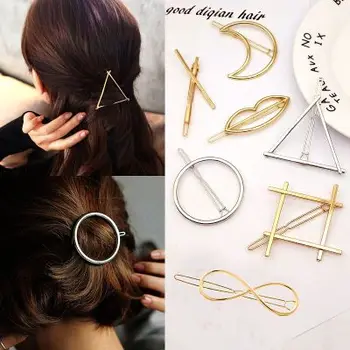 1 Buc de Aur Decupaj Pisica Moda Clip de Păr pentru Femei Elegant Design coreean Barrette Stick Ac de păr Styling Păr Accesorii