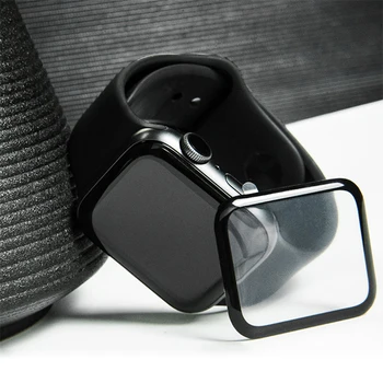 Folie de protectie ecran pentru apple watch 6\se\5\4 38 40 44 42mm PET & PMMA 3D Curbat Marginea HD Sticla pentru Apple Watch Serie 