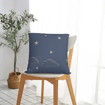 Cerul Înstelat Pernă Caz Model Albastru Scurt Plus Acoperă Pernă Pentru Acasă Canapea Scaun Decorative Rucsac 