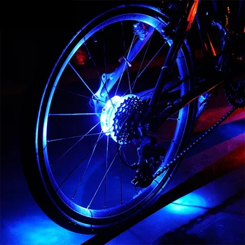 Ciclism Hub-uri de Lumini Fata-Spate Bicicleta Lumina IP55 Impermeabil Vorbit Decor de Avertizare LED Roata Lampa de Biciclete Hub Lumină Hot Wheels