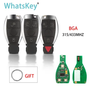 WhatsKey Auto Inteligent de la Distanță Cheie Pentru Pentru Mercedes Benz An 2000+ înlocui NEC & BGA Chip 315Mhz/433MHz MB Clasa C E W211 W212 CLK 