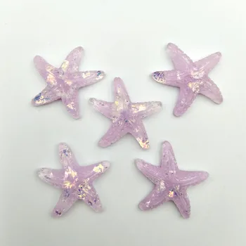20buc DIY Rășină Adorabil Sclipici Colorat Stea de mare, Cochilie Pentru Acasă Nunta DIY Ornamente Pentru Scrapbooking Dotari 