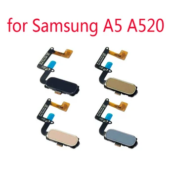 Butonul Home de Amprente Pentru Samsung A520 A5 2017 A520F A520K A520L A520S A520W Telefon Original Nou de Locuințe Butonul Key Flex Cable 