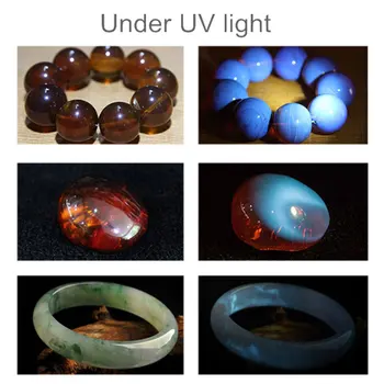 TopCom Jad Identificare Lanterna 3-in-1 LED Lanterna Portabil Dedicat UV cu Lumina Ultravioleta Pentru Piatră prețioasă de Bijuterii Detecta 