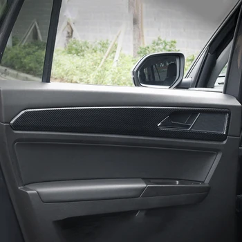 CarMango Auto Accesorii de Interior ABS Carbon Consola centrala Panou de Ușă Tapiterie Autocolant pentru Volkswagen Atlas Teramont 2017-2019 