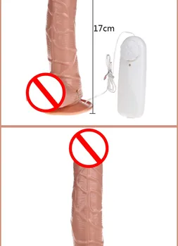 Realist Penis Cu ventuza pentru Femei Jucării Sexuale Simulare dildo Vibrator pentru Adulți Mari Silicon Moale Femeie Vibrator Dildo-uri 