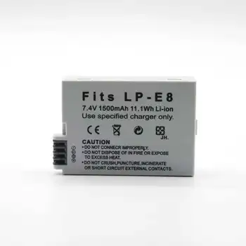 De mare capacitate LP - E8 Canon 550 d, 600 d, 650 d, 700 d aparat de fotografiat digital baterii litiu-ion și durabil 