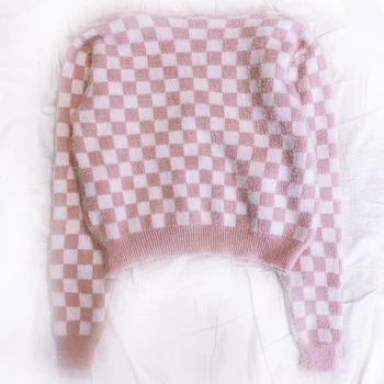 Carouri temperament V-gat buton rânduri slim scurtă secțiune tricotate cardigan pulover 