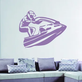 Jet Ski Racing Grafic de Perete Autocolant Vinil Decal Personalitate Camera de zi Dormitor Art Decor DIY 