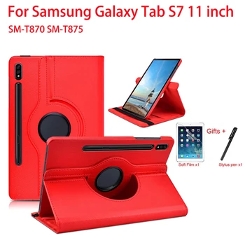 360 de Grade de Rotație de Piele Flip Cover Pentru Samsung Galaxy Tab S7 11 inch SM-T870 SM-T875 SM-T876 Tableta Funda Capa Caz 