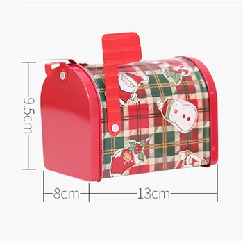 Consumabile crăciun Crăciun Candy Box Cutie de Cadou Ambarcațiuni de Fier Cutie de Depozitare Organizator Cutia Poștală Ornamente de Crăciun Cutie de hârtie 