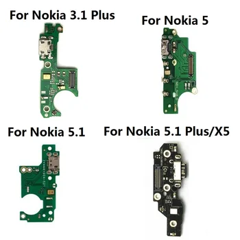 Portul de încărcare Cablu Flex Pentru Nokia 2/2.1/3/3.1 Plus/5/5.1/6 /7/7.1 Plus/8/X6/X7 Conectorul De Încărcare De Bord 