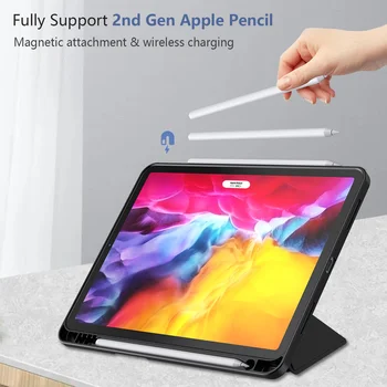 Pentru iPad Pro 11 12.9 Caz 2018/2020/2021 de Presă,Multi Unghi Magnetic Capacul din Spate pentru ipad Air 4 2020 Caz Cu Suport de creioane 
