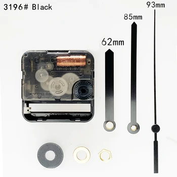 Ostar Mișcarea Tăcut Plastic Mecanism Quartz Cu Mâinile Negre 3196# Ceas Accesorii DIY Kituri F333 