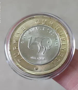 1 Liră turcească 26mm Asia Monede Vechi Original Rare Monede Comemorative Edition Reale Aleatoare An 