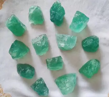 MOKAGY Naturale Fluorit Verde Cristale de Vindecare Dur de Piatră Originale 500G 